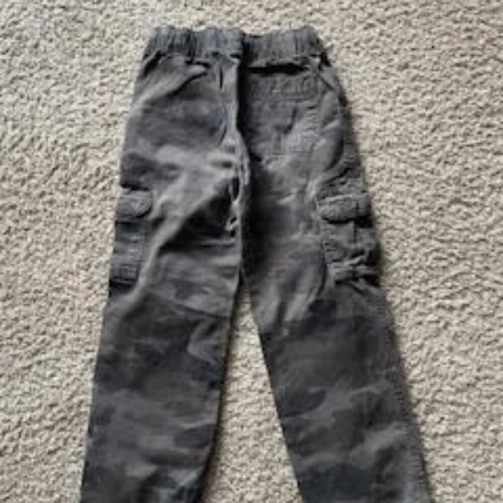 The Children's Place Boys' Pull-on Cargo Pants – Night Camo, Size 6